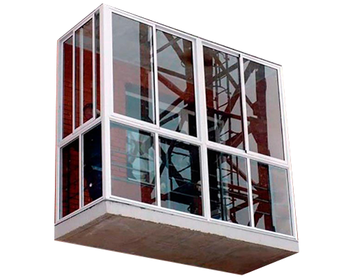 Алюминиевое остекление балконов в Пензе