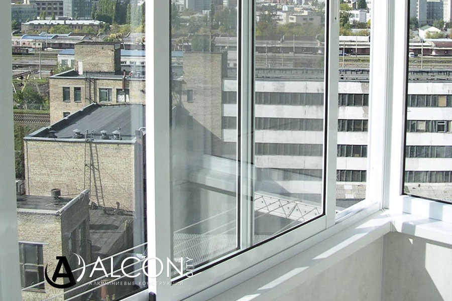 Раздвижные балконные рамы из алюминия в Пензе
